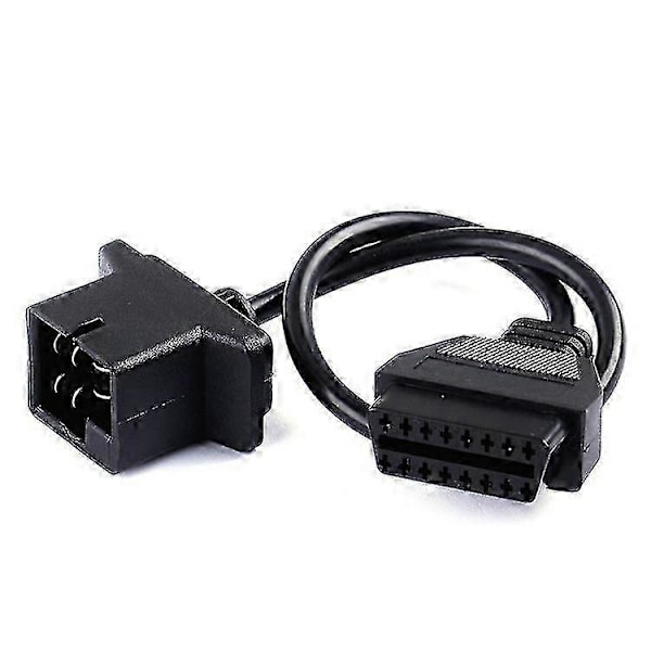 6-nastainen OBD - OBD2 -moottorin vikavalon sovitinkaapeli koodinlukija Chrysler Jeep Dodge -malleille [DB]