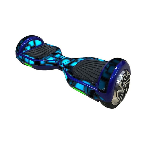 Selvbalanserende elektriske scootere Skin Hover Board-klistremerke Selvbalanserende beskyttende Pvc-huddekaldeksel - 6,5 tommer (blå)