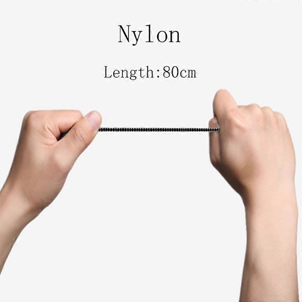 80cm til DJI Mavic Mini/Air/2/Pro/Spark Nylon Line Fjernbetjening USB Opladerkabel [db]