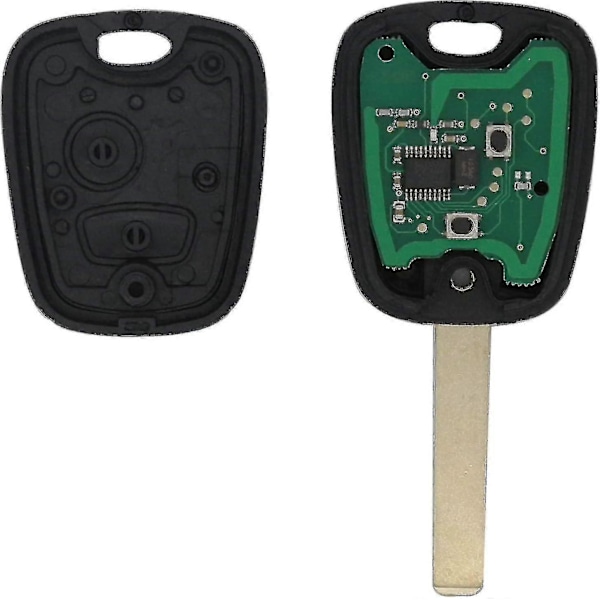 2024, komplett nyckel med elektronik för programmering Plip Peugeot 107 207 307 407 106 206 306 406 Cit db