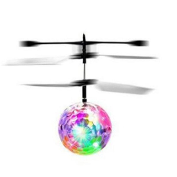 Handflygande Ufo Kristallkula Led Induktionskontroll Hover Leksak Helikopter db