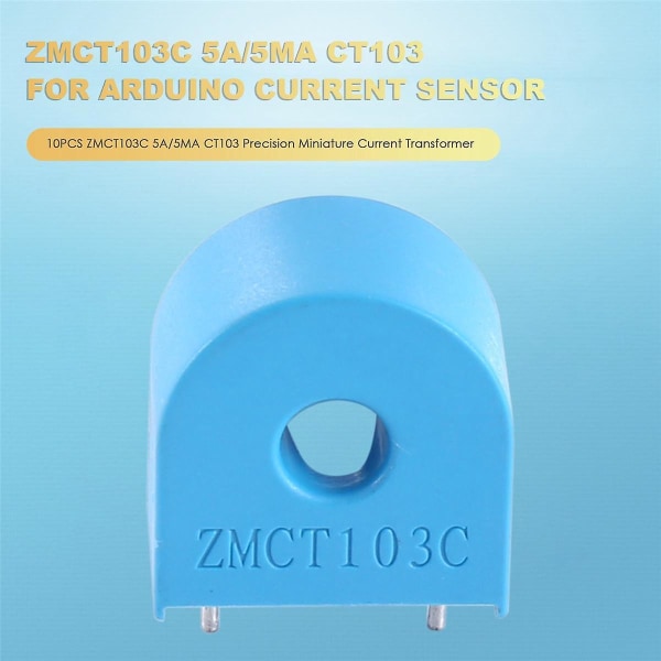 10st Zmct103c 5a/5ma Ct103 Precision Miniature Strömtransformator In-line 2-stift Dip-2