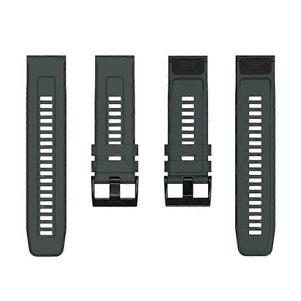 Type O Silikoninen kellon ranneke Garmin Fenix 7X -kelloon, 26 mm, pikalukitus, metallisolki, vaihto [db] Multicolor Style N