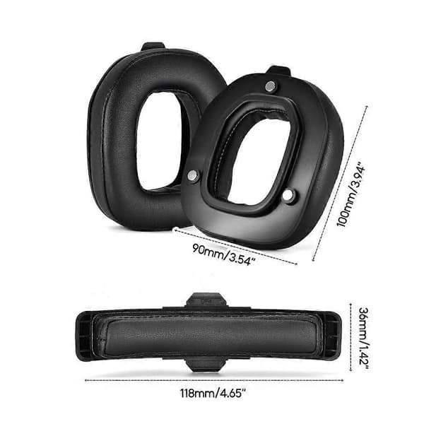 Komfort Øreputer Hodebøyle for Astro A50 Gen4 Headset Svamp Øreputer Spenne [DB] A