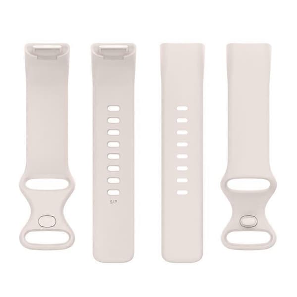Silikonarmband till Fitbit Charge 5 db Moon White S