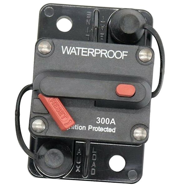 12v~36v Kretsbrytare Säkring Inverter För Auto Lastbil Rv Marine Trailer Manuell Återställning Vattentät Ström Kretsbrytare (300a)