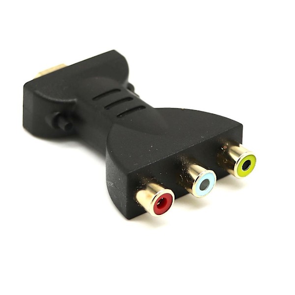 HDMI-kompatibel hann til 3 RCA hunn kompositt AV-konverter AV-signaladapter [DB]