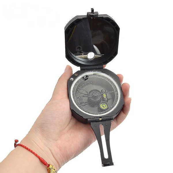 M2 multifunksjon Høypresisjon sterkt magnetisk kompass Bærbart lysende kompass med nivå utendørs geologisk kompass