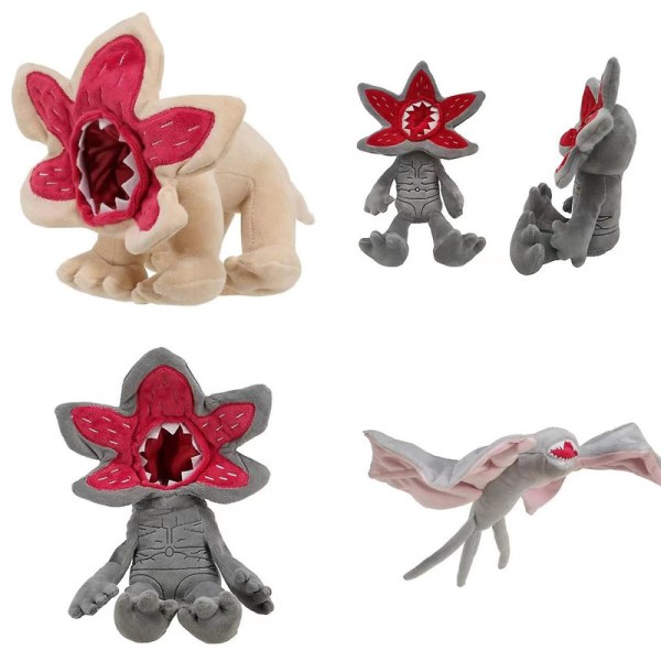 Stranger Things Demogorgon Strange Tales Pehmolelu Man-syövä Kukka Nukke-20 Cm Lepakko [DB]