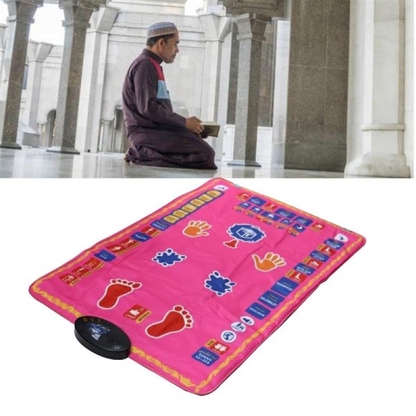 110 x 70 cm børnebørnemåtte tæpper til børn Uddannelsesmæssigt opmuntrer børn og gør dem i stand til at læne [DB] Pink