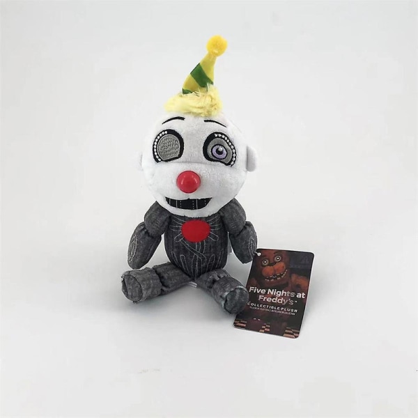 Viisi yötä Freddyssä Fnaf Söpö pehmolelut Peli Nukke 18 Cm Bonnie Karhu Foxy Piirretty Täytetyt Nuket Freddy Lelut Lapsille Lahjat [DB] 30cm Hat Clown 60g