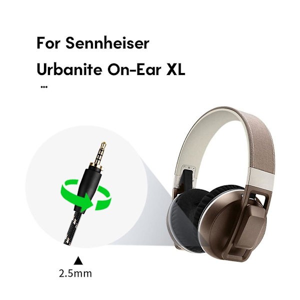 Holdbar og langvarig kabel til Urbanite On-ear Xl trådløse hovedtelefoner {DB A