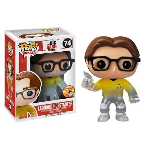 The Big Bang Theory Sheldon 73# Leonard 74# Howard 75# Raj 76# Vinyylihahmojen kokoelmamalli Lasten lelut Db 74 limit in box