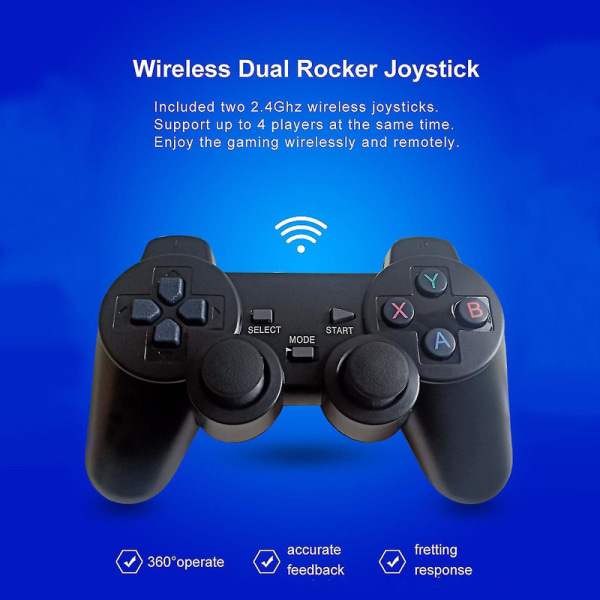 20000+ 4k Hdmi Tv Video Game Stick Retro Gaming Console W/ 2 Wireless Controller 4k Game Stick,100% New -z Db 64g