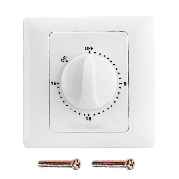 Tidsbryter Nedtelling Timer Kontroller Sokkel Digital Timer Kontroll Bryter-yezi [DB] light 30min