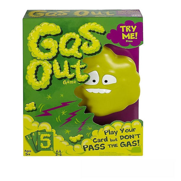 Nytt Gas Out Family Party Game Fart Cloud Trick Party Toys Card ES2366 [DB]