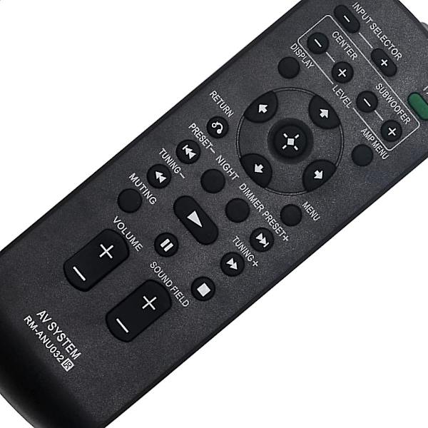 -ANU032 Fjernbetjening Udskiftning til Theatre Stand System RHT-G900 RHT-G1500 RHTG900 RHTG1500 [DB] Black