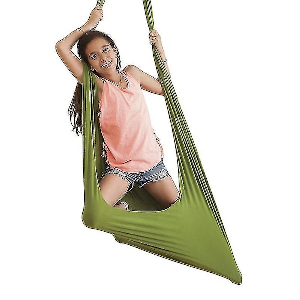 2022 Ny Aerial Yoga Swing Set & Hängmattesats För Flexibilitet & Smärtlindring [DB] Deep blue 100*280CM