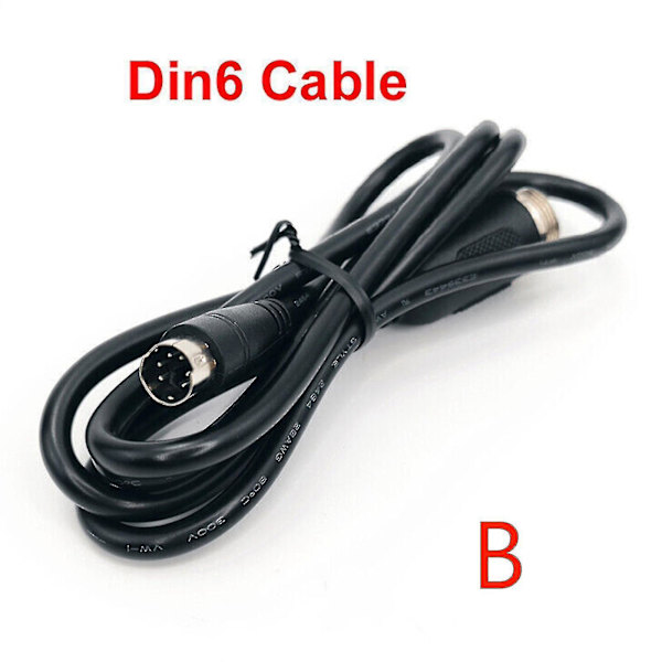 1 stk Din6-USB kabeladapter for Thrustmaster TH8A-tilkobling Passer TSSH TSSH+/ Present [DB] DIN6 1pcs