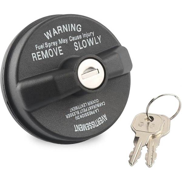 Drivstofftanklokk 05278655AB for Jeep Compass Coolway Stor Låsbar Bensinklokk med Nøkkel Drivstofftanklokk [DB]