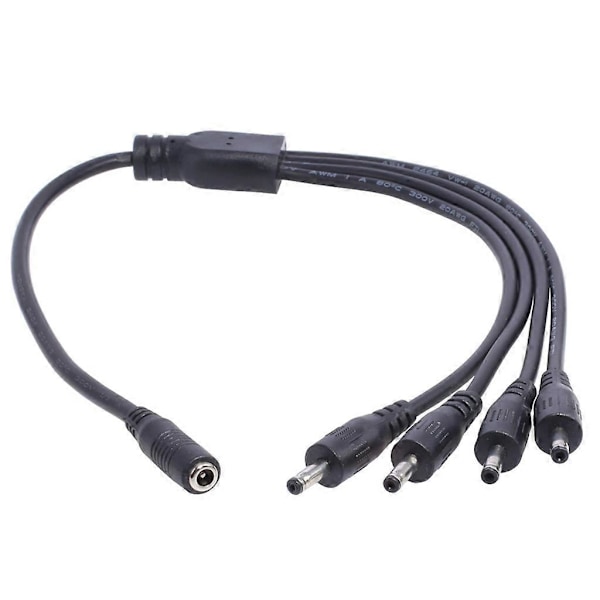 3,5 mm x 1,35 mm DC Barrel Plug Splitter Adapterkabel för Ansiktsrengörare LED [DB] One point four