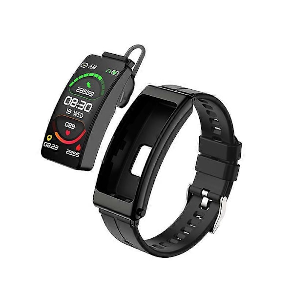K13 Smartklokke Bluetooth Anropspåminnelse Hjertefrekvens Blodtrykk Kalorier Smartklokke db Black