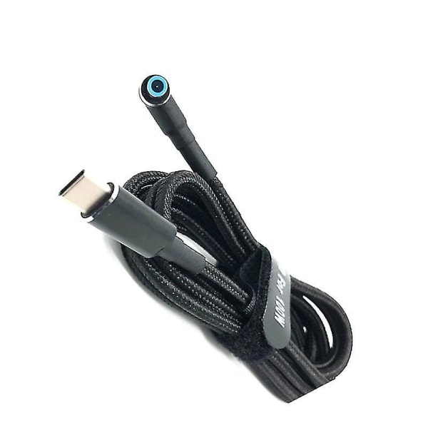 USB C - kannettavan tietokoneen latauskaapelin sovitin, tyyppi C - DC 4,5 x 3,0 mm muunnin 100 POWER virtalähde