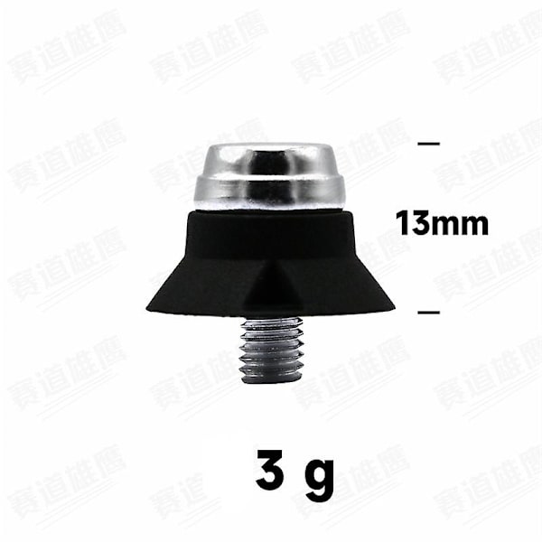 Fotballsko Fotballknotter Rugby Knotterstatning Plast Nylon Aluminium (2 stk) [db] 13MM