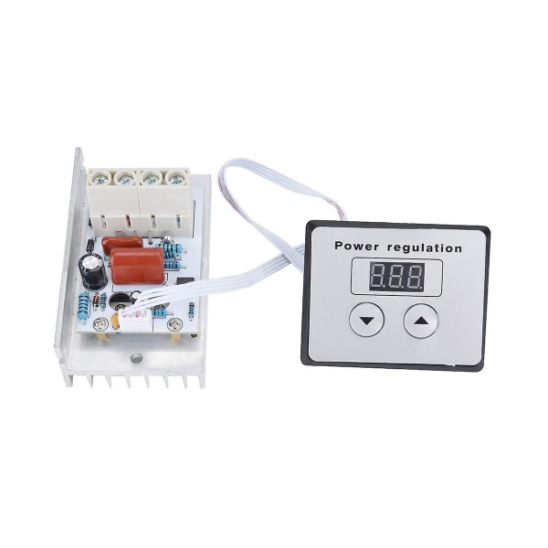 Dimmer Switch, 10000w Scr Digital spänningsregulator Hastighetskontroll Dimmer Termostat AC 220v 80a