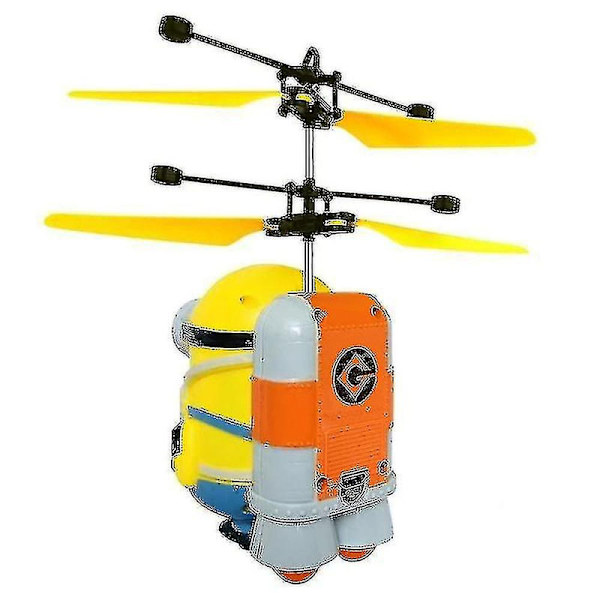 Minions Drone - Fjärrstyrt plan, minidrone, flashhelikopter DB