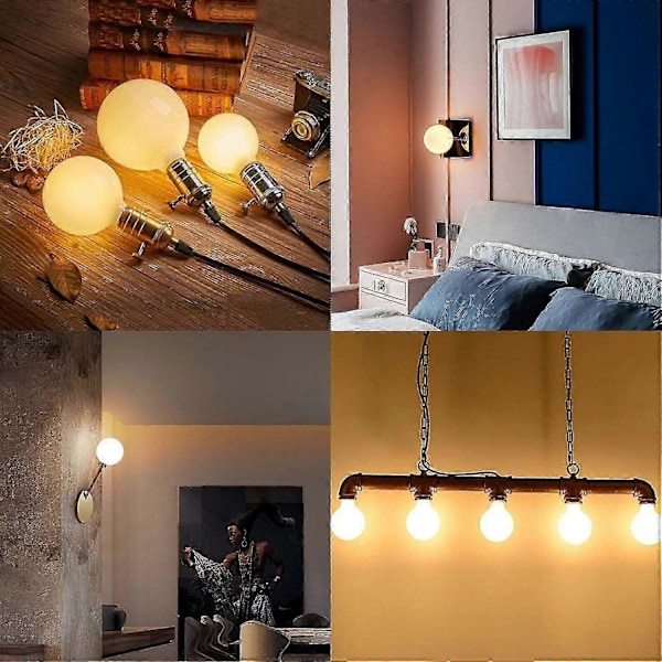 WXH 6 kpl B22 LED-lamppu 3W Golfpallolamput B22 Bajonetti Pieni pallolamppu Hehkulamppu Himmennettävä [DB]