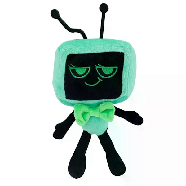 \"25cm Dandy'S World Plysch Söt Dandy World Scrap Fylld Skräckspel Goob Pebble Plyschleksak Mjuk Kudde Docka Kawaii Rumsinredning Leksak\" [DB] One Size green
