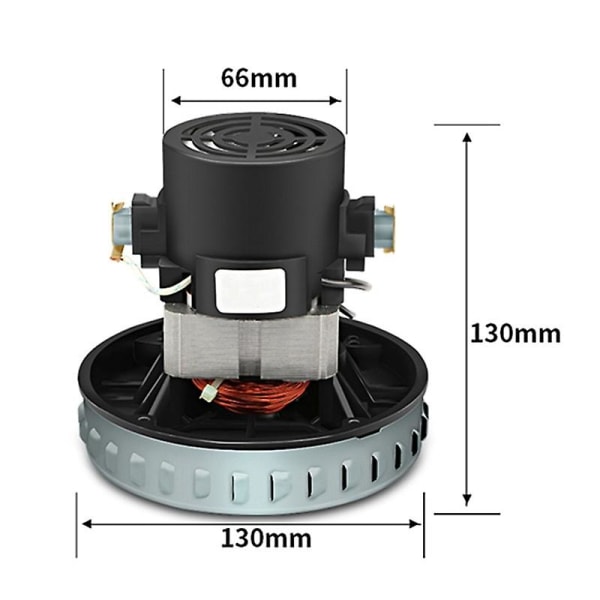 Rl 220v 1200w Universal Støvsugermotor 130mm Diameter For Karcher Midea Rowenta Støvsugerdeler Kobbertrådmotor