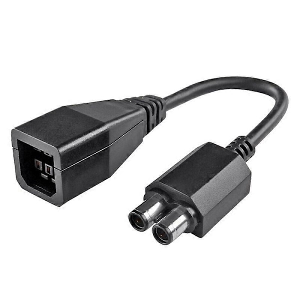 2-ports Strømforsyningskonverter AC Adapter Kabel Kompatibel Xbox 360 til Xbox 360 Slim JIKAIX db