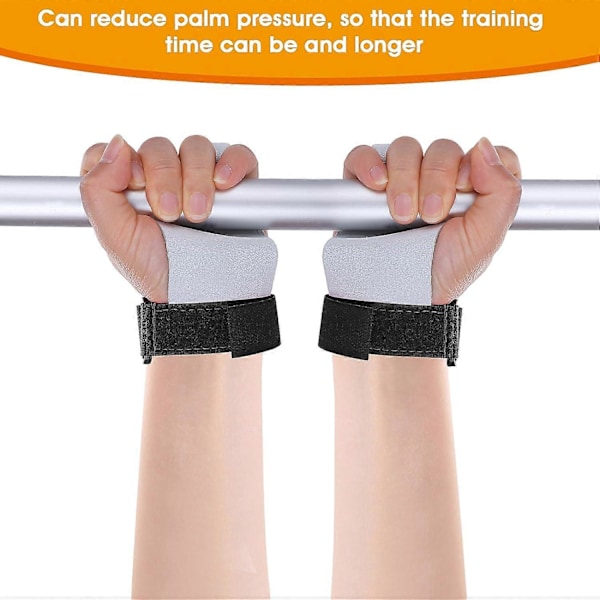 2 st Gymnastikgrepp Handledsband Set för Barn, Gymnastik Handgrepp Gymnastik för Barn Träning och Övning [Db] Black