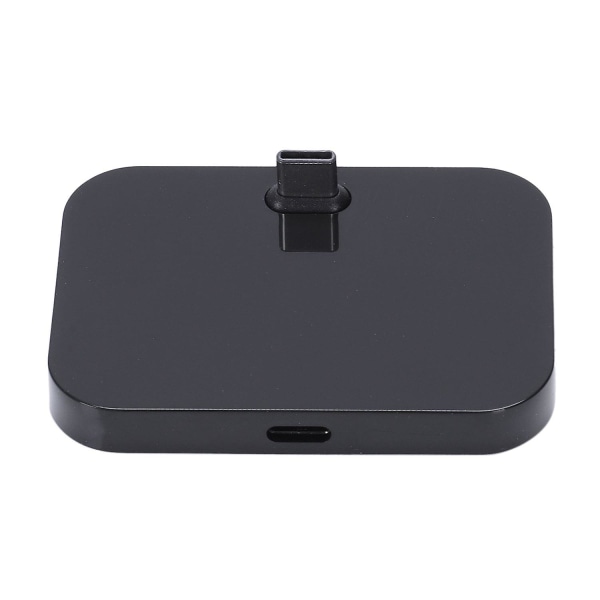 Mobiltelefon Skrivebord Type-C Lader Stativ Holder Mobiltelefon Usb-C Ladestasjon Svart [DB]