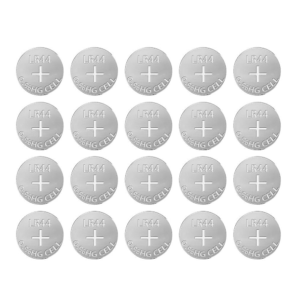 Høy ytelse LR44 Batteri Myntceller Batteri for små elektronikk db 20 pieces