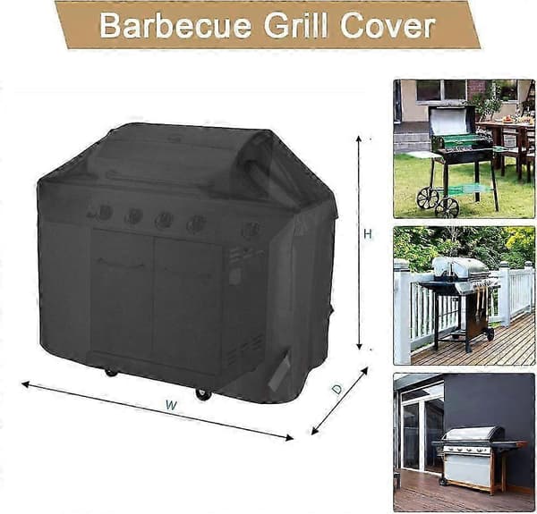 Grillöverdrag för utomhusbruk, hållbart 210D gasolgrillöverdrag för väderskydd