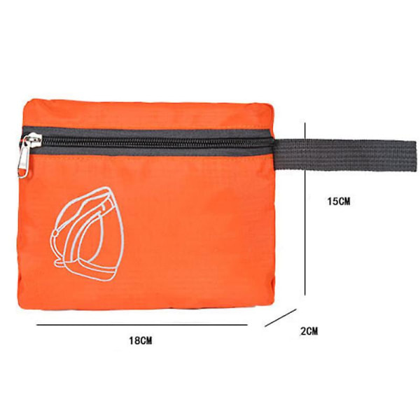 Män Kvinnor Bröstpaket Crossbody Sling Bag Outdoor Sport Resor Axelremsväska DB Orange