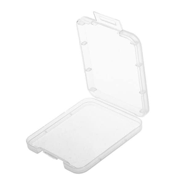 20 st plastfodral för minneskort SD SDHC XD MMC CF förvaringsbox transparent[DB]