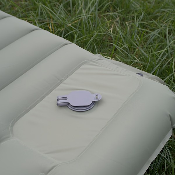 Udvidet og udvidet tykkere fod oppustelig pude, bærbar og ultralet luftmadras til udendørs camping vandreture [DB] Spring Rain With Gray On The Back