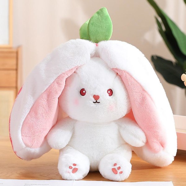 Kani Muppet Lelut Käännettävät Porkkanat Mansikat Pupu Tyyny Pehmolelu Nukke Pojille Tytöille strawberry 18cm