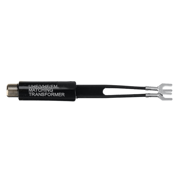 10 stk. UHF VHF FM 75-300 Ohm TV-antenneadapter Matchende transformer Koaksialkabel [DB]