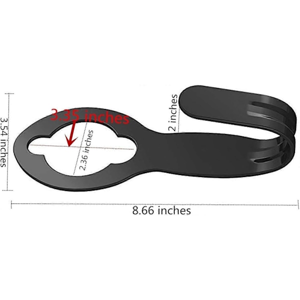 Have slangeholder metal have slangeholder støbejern sort have slangeholder [DB]