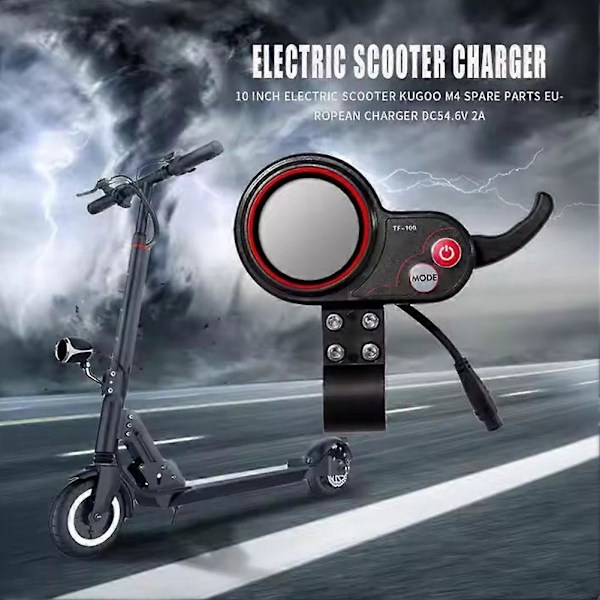 Elektrisk scooter instrumentdisplay Tommelkontroll 5-pin 6-pin db TF100 6 pin