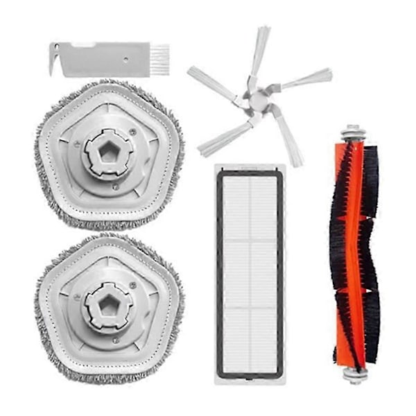 Til Xiaomi Dreame Bot W10 W10 Pro Selvrengørende Robotstøvsuger Moppe Hovedsidebørste Hepa Filter Moppepude [DB]