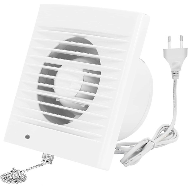 150mm 18w 320m/h Poistopuhallin Tarkastusventtiilillä Ja Ketjukytkimellä, Ikkuna- Ja Seinäpuhallin Keittiöön, Kylpyhuoneeseen, Kasvihuoneeseen, Autotalliin -6 Tuumaa {Db}