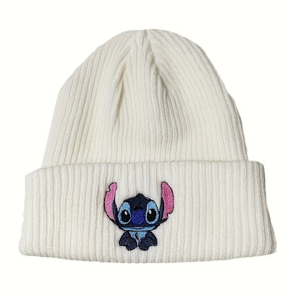 Stickad mössa i stickning för män och kvinnor Anime Cartoon varm mössa Pullover ullhatt utomhus kall hatt perfekt present db 4 Pieces