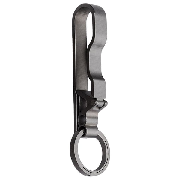 Titaaninen vyön solki Titaaninen vyötäröklipsi avaimenperän tarvikkeet avaimenperän pidike ulkokäyttöön kannettava työkalu