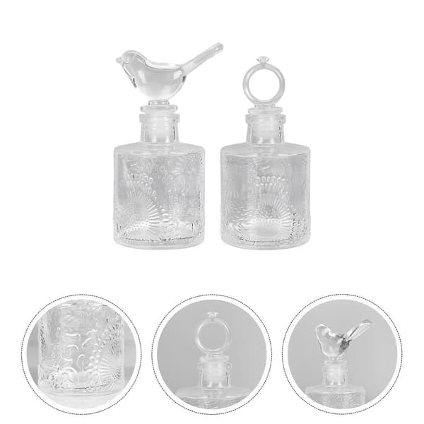Parfumeflaske 2 stk. Retro krystaldesignflasker til dekoration[DB]